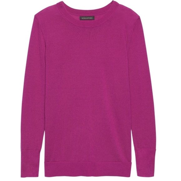 Banana Republic Merino Wool Washable Wool Crew Neck Sweater - Picture 2 of 11